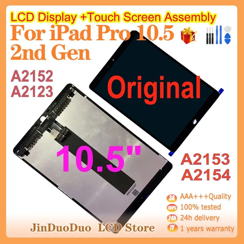 

Original For iPad Pro 9.7 Pro 10.5 Pro 12.9 LCD Display Touch Screen Assembly A1673 A1674 A1701 A1709 A2152 A2123/A1652 A1584