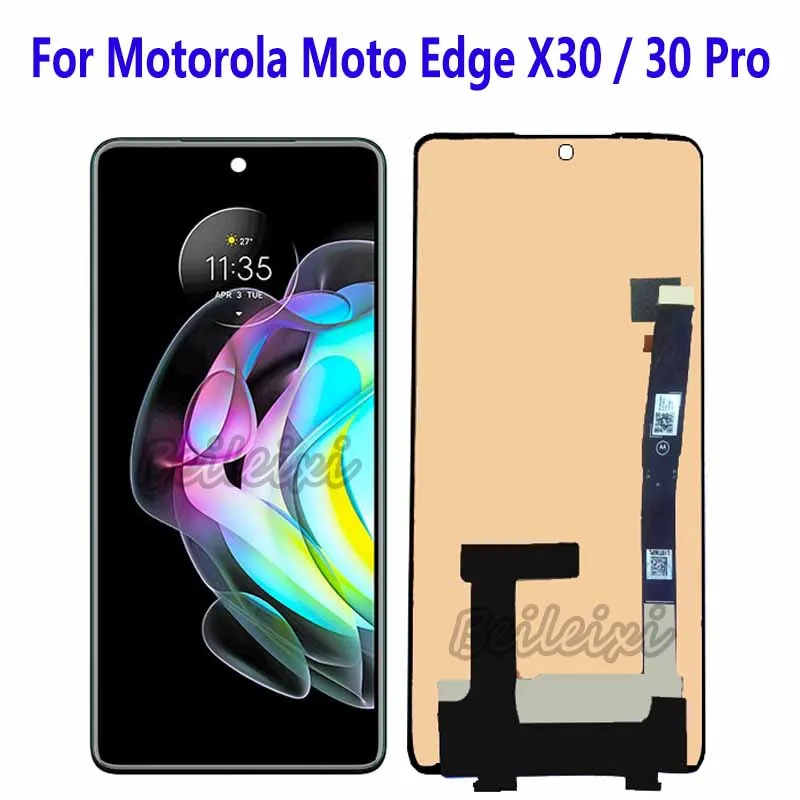

For Motorola Moto Edge X30 XT2201-2 XT2201-6 LCD Display Touch Screen Digitizer Assembly For Moto Edge 30 Pro XT2201-1