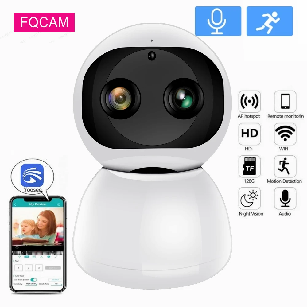 

YOOSEE 2MP 1080P IP Dome Camera Wireless Home Security Surveillance WIFI Camera Night Vision Two Way Audio Baby Monitor Camera