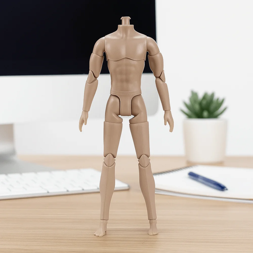 Multi-Joints 1/6 Action Figure Strong Man 22 Joint Male Model Movable 26cm Height Action Figure Body Replacement