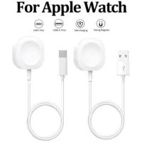 Chargeur rapide USB A magnétique sans fil 2024, pour Apple Watch Ultra série 9 8 7 6 SE Type C, câble de chargement pour iWatch série 5 3 2 1
