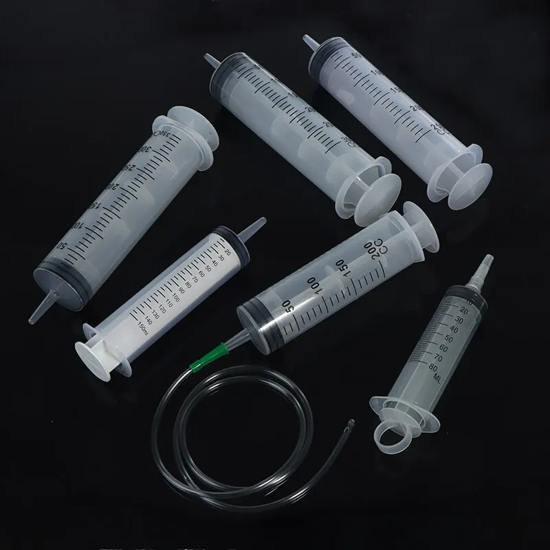 80 350ml Plastic Syringe Large Capacity Syringe Transparent Reusable