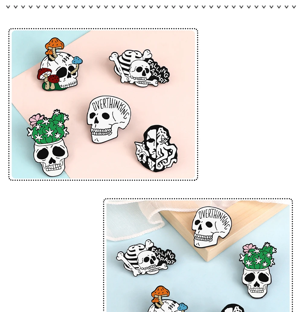 Lot De 5 Broches Chat Dessin Animé – Alliage Zinc Coloré, 3x2.5 Cm, Décoration Vêtements Et Accessoires
