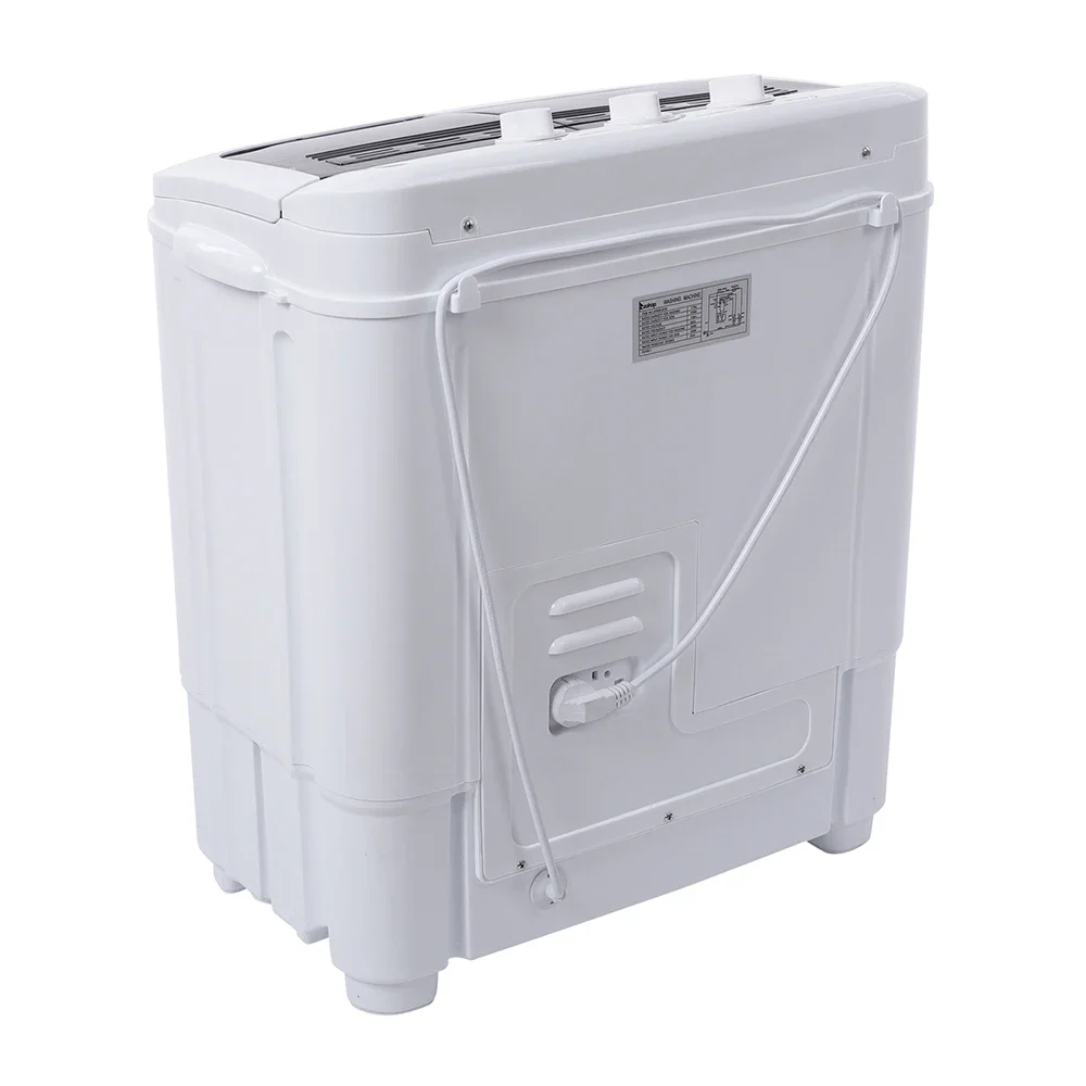 XPB35-ZK35 14.3(7.7 6.6)lbs Semi-automatic Gray Cover Washing Machine 6