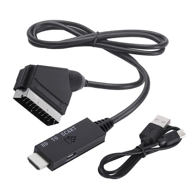 Adaptateur AV Péritel / HDMI 1080p avec Câble USB