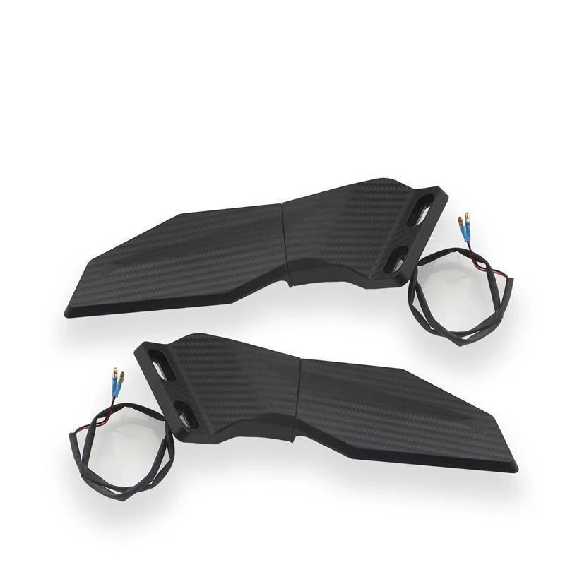 야마하 닌자400 혼다 두카티 GSXR250 CFMOTO 250SR 베넬리용 오토바이 후방 거울 사이드 미러 LED 신호등 포함