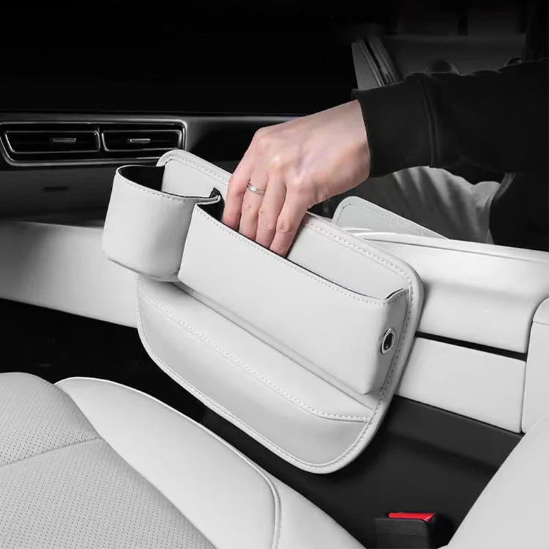 

For Leading Ideal LiXiang L7 2022 2023 Car Seat Organizer Gap Storage Box Leak-Proof Pockets Accessories