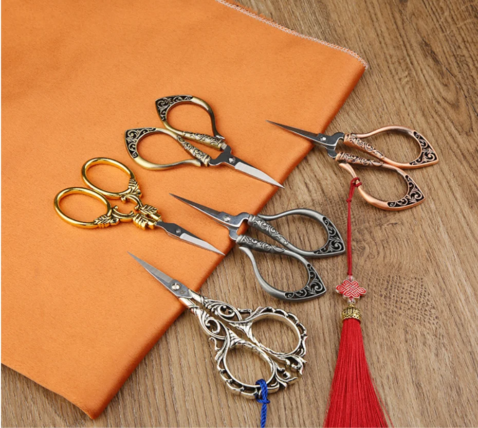 

Vintage Scissors Sewing Shears Needlework Scissors Sewing Scissor For Fabric Cloth Cutting DIY Craft Sewing Tools Tailor Scissor