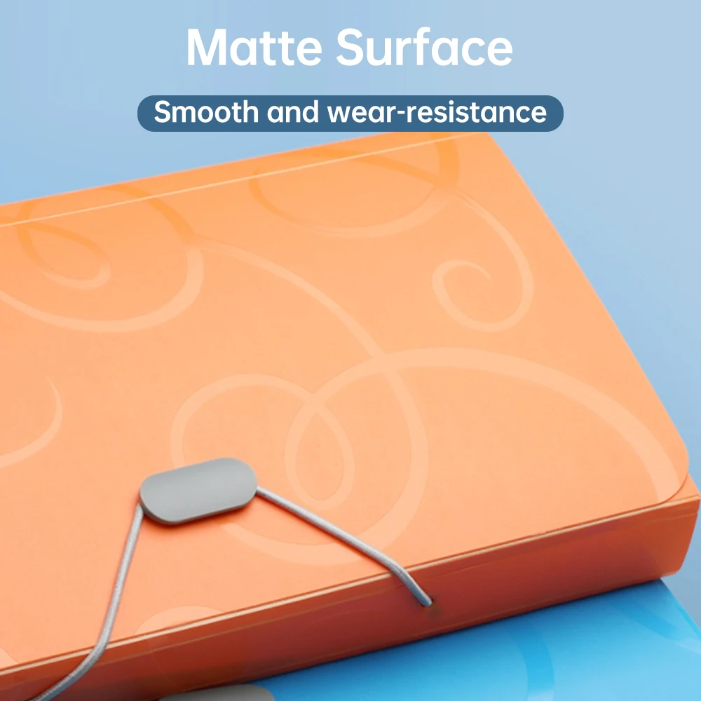 A6/B6 Accordian File Folder Bill Organizer 13 Pockets Expanding File Case with Waterproof Cover Accordion Document Organizer