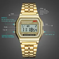 Digital Watches For Men Sports Waterproof Bracelet Clock Gold Electronice LED Wristwatch Women Casucal montre homme relogio