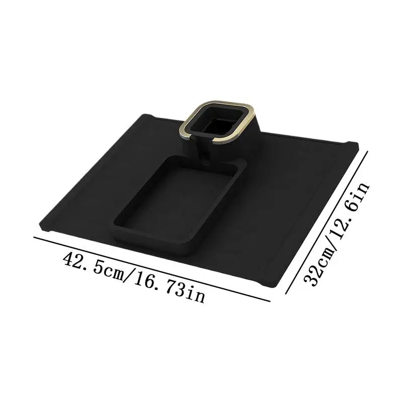 Sofa Armrest Tray Cup Organizer Couch Arm Tray Holder Anti-Spill Sofa Organizer Drinks Remotes Holder For Snacks Storage