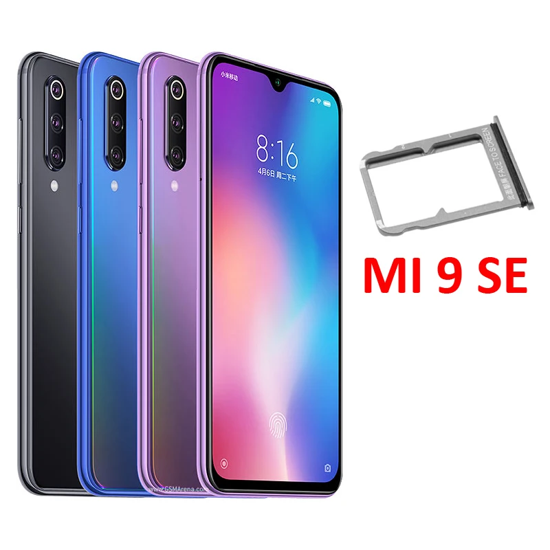 SIM Card Tray Adapter Mobile Phone Housing Micro SD SIM Card Holder Slot For Xiaomi Mi 9 Lite se 9se 9lite phone sim tray holder
