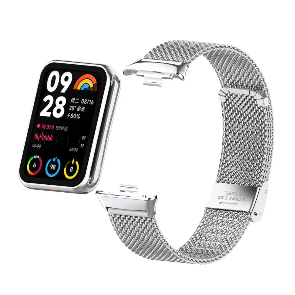 Elegant Milanese Mesh Metal Bracelet Strap - Premium Stainless Steel Design