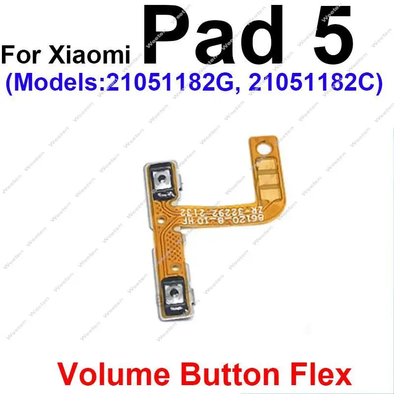 Xiaomi Mi Pad 5 LCD Mainboard Power Volume Flex Cable USB Charger Board Motherboard LCD Flex Ribbon Parts circuit motherboard