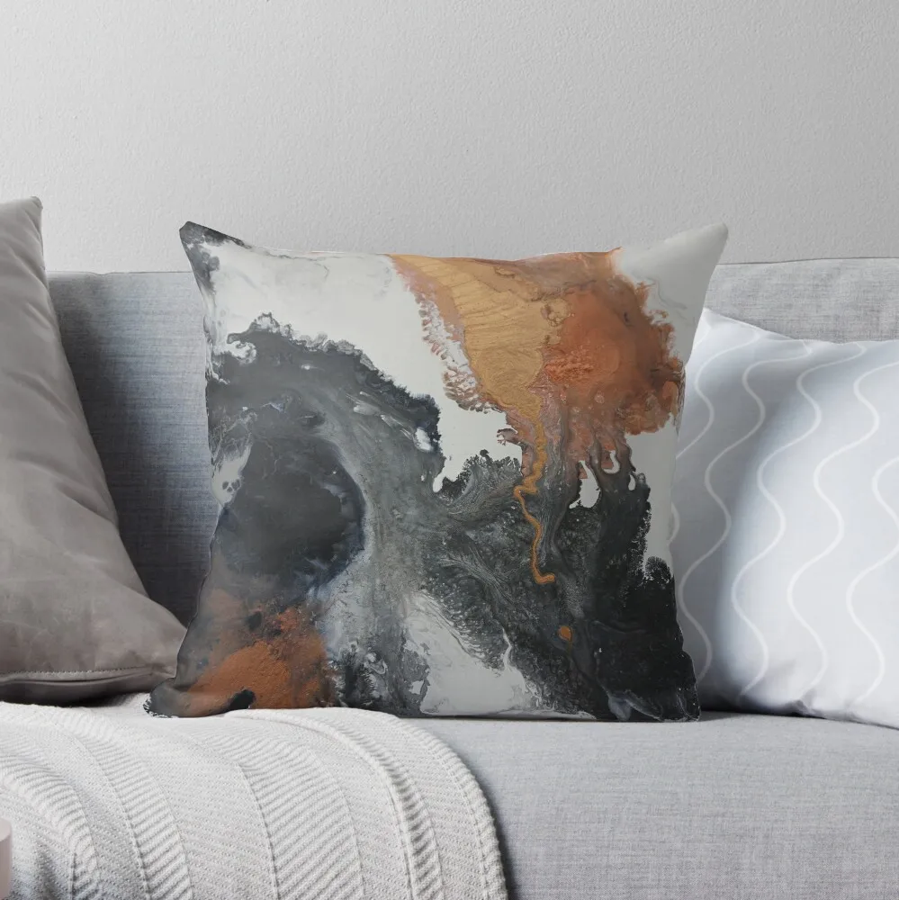

Mono CopperThrow Pillow Sofa Cushions Luxury Pillow Cover Pillows Aesthetic