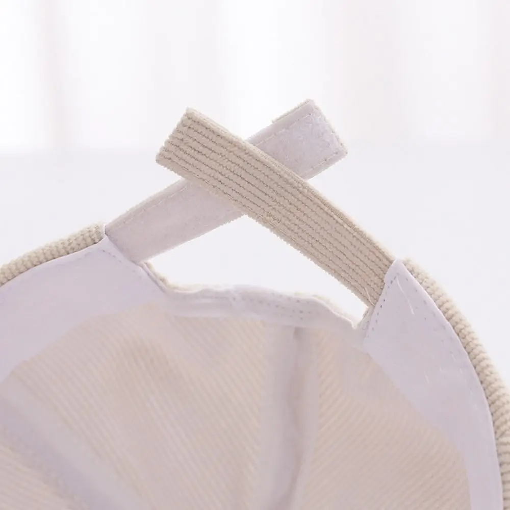 Sweet Cotton Infant Bucket Hat Wide Brim Cartoon Bear Baby Sunhat Kawaii Sunscreen Newborn Flat Cap Toddle