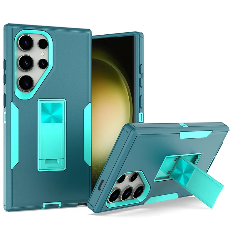 Enhanced Shockproof Heavy Duty Kickstand Phone Case Cover