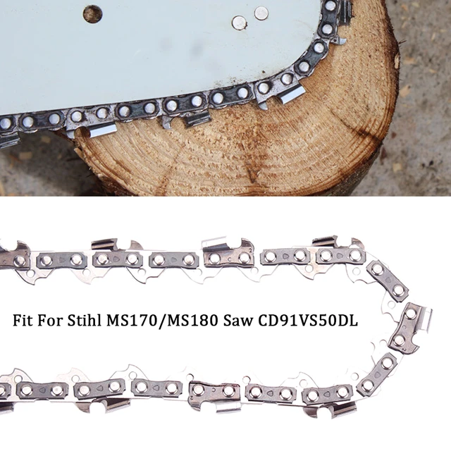 Remplacement de lame de chaîne de tronçonneuse 14 pouces, pour Stihl MS170  MS180, 3/8 050 50DL, accessoire de tronçonneuse - AliExpress