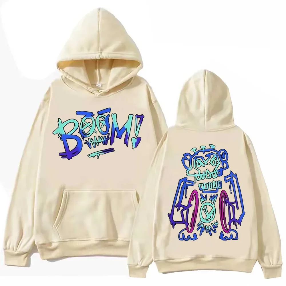 Hot Anime Arcane Jinx Graffiti Hoodie Harajuku Hip Hop Pullover Tops Sweatshirt Fans Gift Graphic Hoodies Unisex Sweatshirts 6