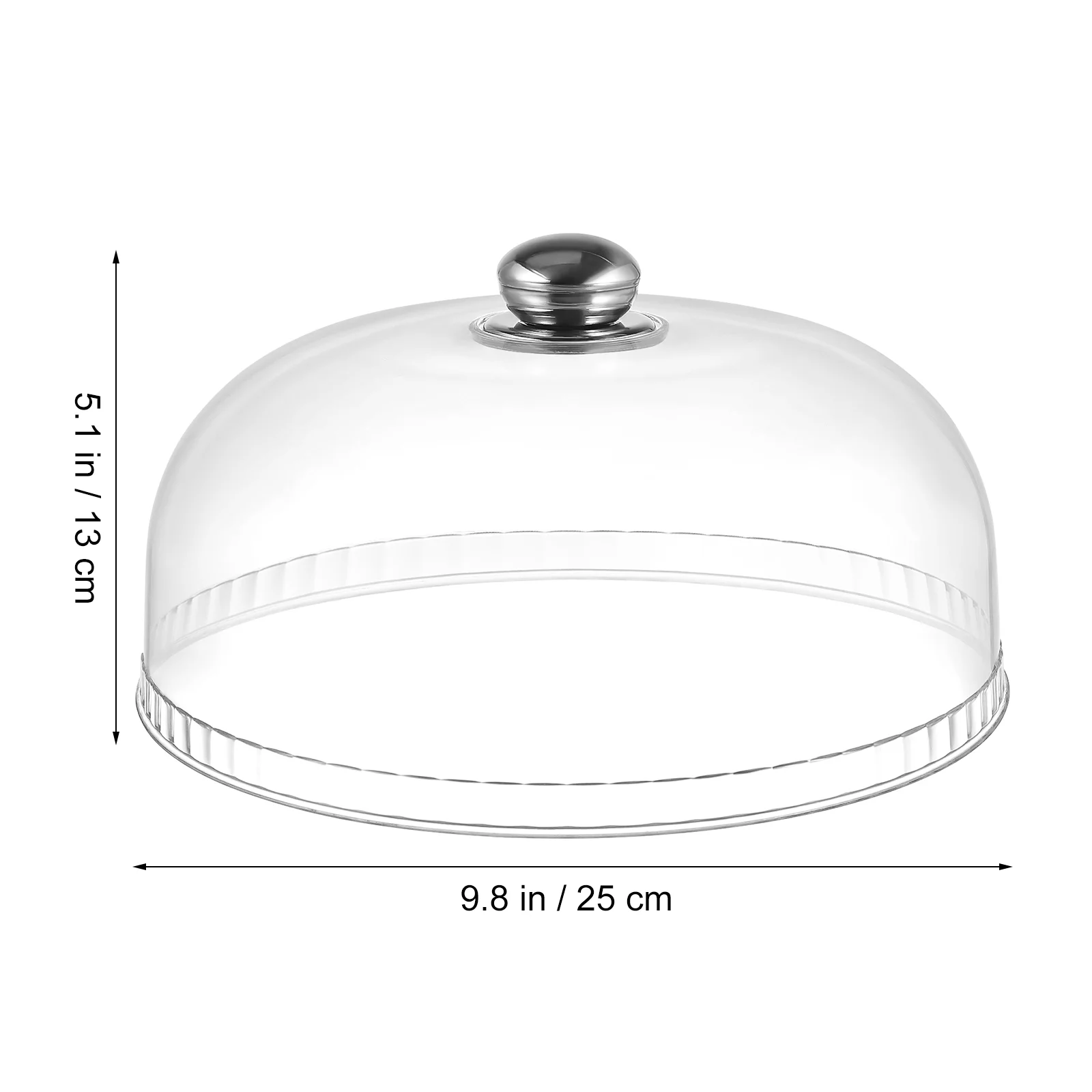 Plastic Transparent Cake Dome Food Cover Dust Proof Snack Protective Cover Kitchen Dining Bar Cookware Parts Food Storage silicone food cover