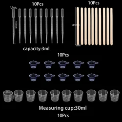 Resin Casting & Mixing Tool Set for DIY Crafts and Jewelry Making (Set 40pcs)