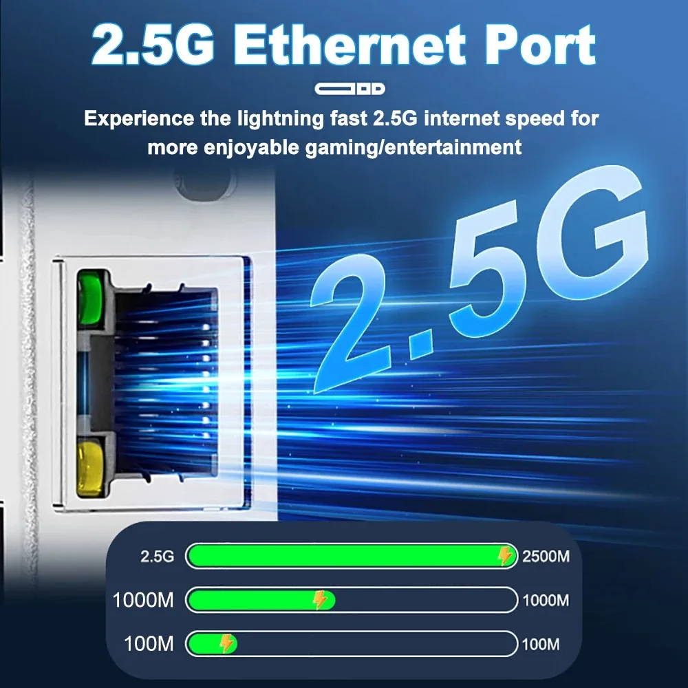 PCI-E To RJ45 네트워크 카드 2.5Gbps 기가비트 이더넷 1000/2500Mbps PCIE 네트워크 카드 LAN 컨트롤러 어댑터 데스크탑 PC용 RJ45