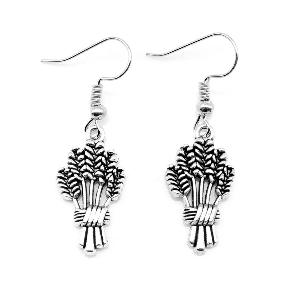 

1 Pair Wheat Wedding Earrings Jewelri For Woman 13x25mm