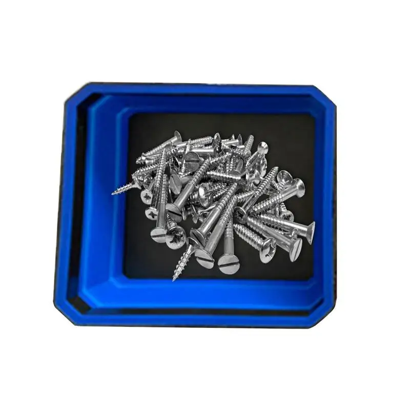 

Лоток для магнитных деталей, силиконовый Магнитный органайзер для винтов, чаша, несколько цветов, товары для хранения для инженеров, сантехники, Плотников