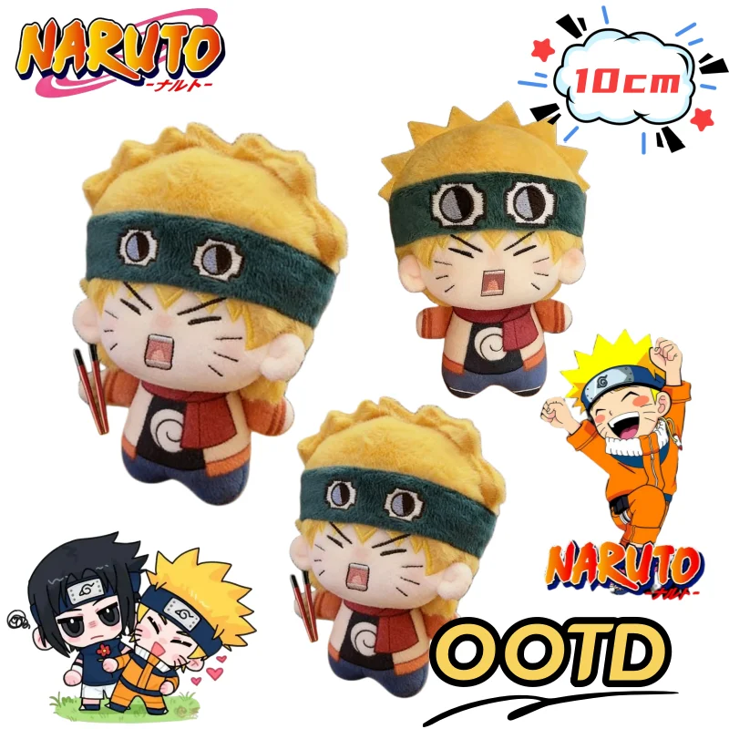 Neue Naruto Uzumaki Anime-Merchandise Persönliche Cartoon-Charakter Baumwollpuppe Kreative Kawaii Puppe Modell-Spielzeug Großhandel