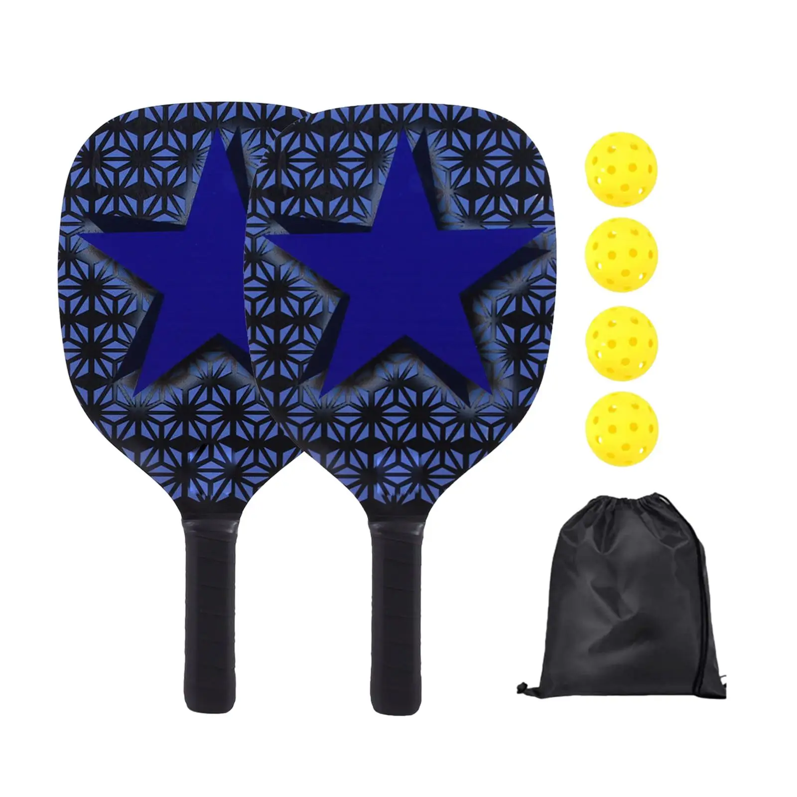 

Premium Pickleball Paddle Set with Storage Bag, Non-Slip Grip, Comes with 4 Ball