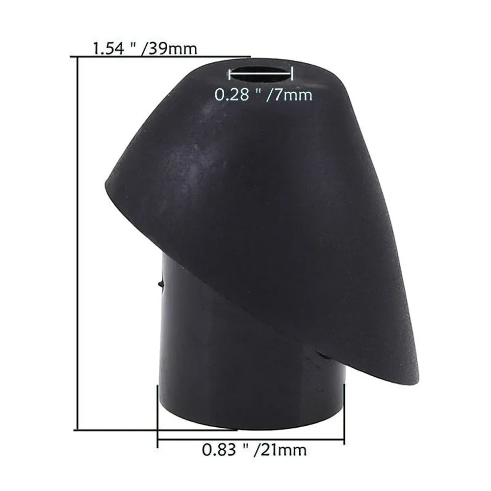 X AUTOHAUX Antenna Mount Base For Toyota FJ Cruiser 2007-2014 - Black Rubber Antenna Ornament