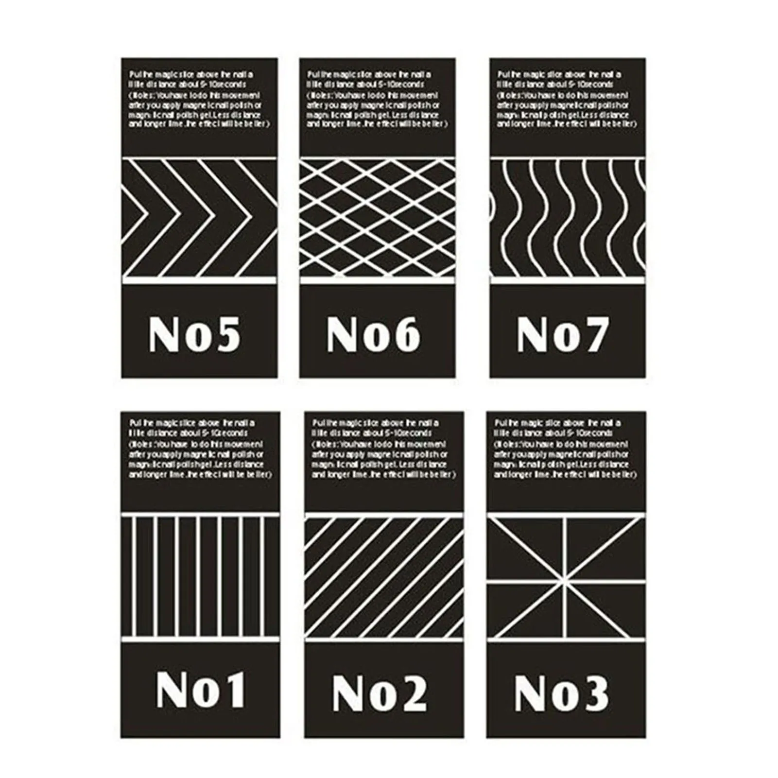 

9PCS Nail Magnet Set Cat-eye Effects Magnet Wand for Home DIY and Nail Salon