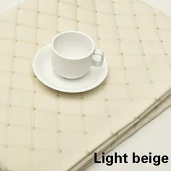 Thick Quilted Faux Leather Fabric - 140x100cm (11)