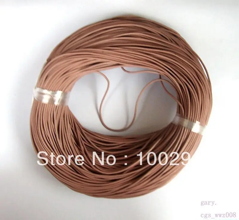 100M (2MM)THE TOP LAYER OF LEATHER  MULTI  COLOR HOT ON SALE REAL COW LEATHER  CORD