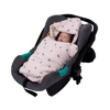 Newborn Baby Blanket With Hooded Windproof Go Outside Warm Portable Swaddle Wrap In Basket Baby Car Safety Seats For 0-3 Months 2