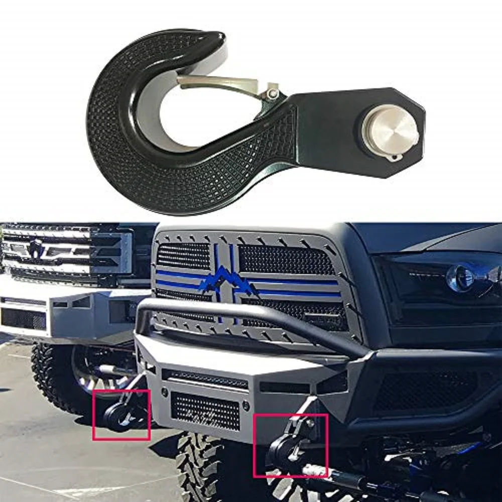

SXMA 8T Bumper Half-link Aluminum Tow Hook Trailer Racing Tow Hook Shackle Towing Chain Bow for Offroad Jeep JK Accord Pajero