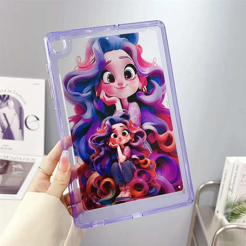 

Cartoon Princess Girls Cute Case for Samsung Tablet Galaxy Tab S6 Lite SM P610 S7 S8 11Inch A7 Lite T220 T500 A8 10.5 X200 Cover