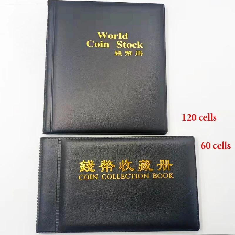 60/120 COINNING Collection Album COINNING Storage Book COINNING Cover  COINNING Album Book Collection Pockets