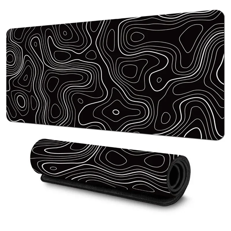 XL Mouse Pad 2XL Huge Extra Large Gaming Mousepad For Full Desk - Super Thick Nonslip Rubber Base And Waterproof Desktop Keyboard Extended Mouse Mat (Black, 2XL (36''x18