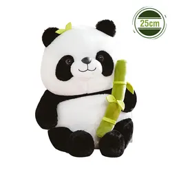 Kawaii Bamboo Panda Plush Pillow Doll - Soft Stuffed Animal Toy Gift (25cm panda)