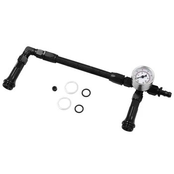 AN6 Dual Feed Fuel Line for Holley 4150 Carb 1