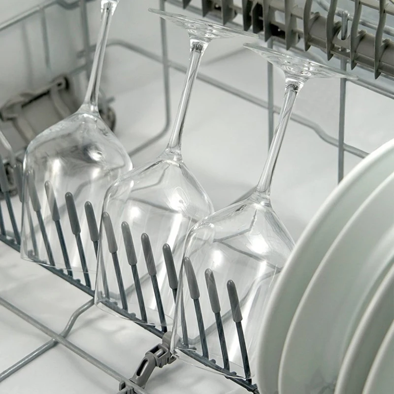 Dishwasher Rack Caps Tip Cover Cap Flexible Round End Cap Protective Sleeves For Sharp Article To Prevent Collision Cover 100Pcs dishwasher rack caps