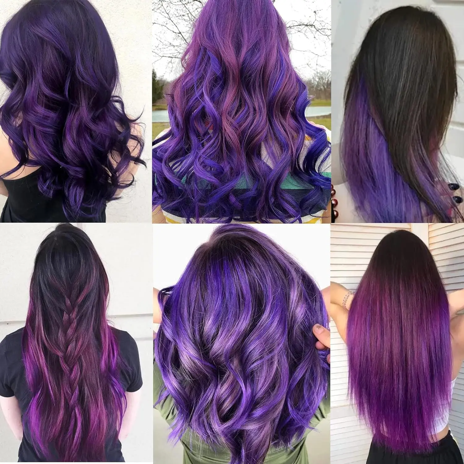 10PCS Colored Synthetic Hair Extensions Clip in Colorful Hair Extensions Rainbow for Kids Women's Gifts hair extensions