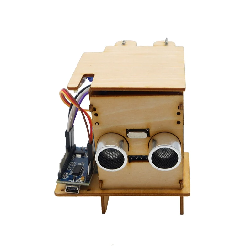 Stem Smart Trash Can with SG90 Ultrasonic Experiment Science Programmable Robot NANO/ESP8266 For Arduino Robot Starter DIY Kit