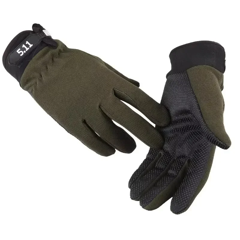 Fishing Gloves Bicycle Gloves Men Women Lightweight Breathable Non-Slip Full Finger Outdoor