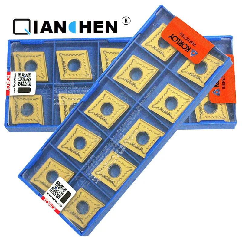 

Original Korea Korloy CNMG190608-GR NC3030 CNMG190612-GR NC3020 CNMG190612-GR NC3120 (10pcs/lot) Internal turning tool Inserts
