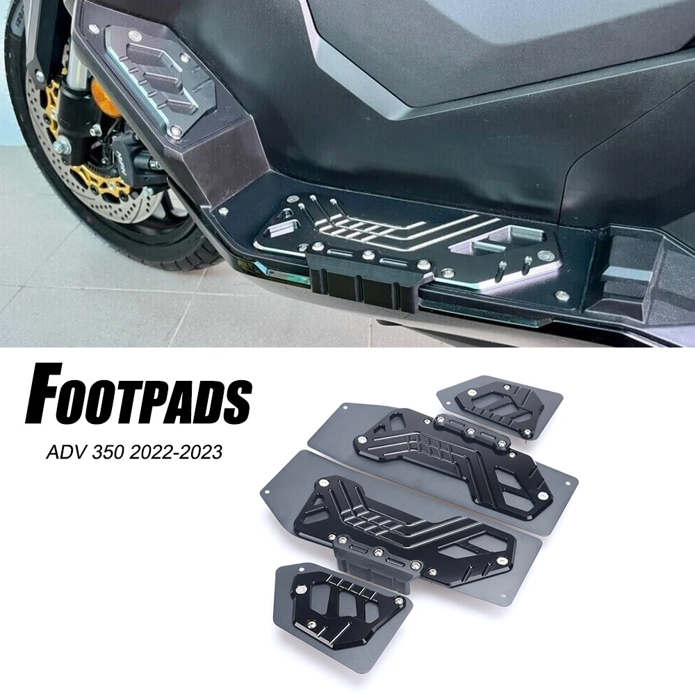 

ADV 350 Accessories Motorcycle New Footpads for Honda ADV-350 ADV350 2022 2023 Foot Pegs Pedals Plate Pads 5 Color Aluminum