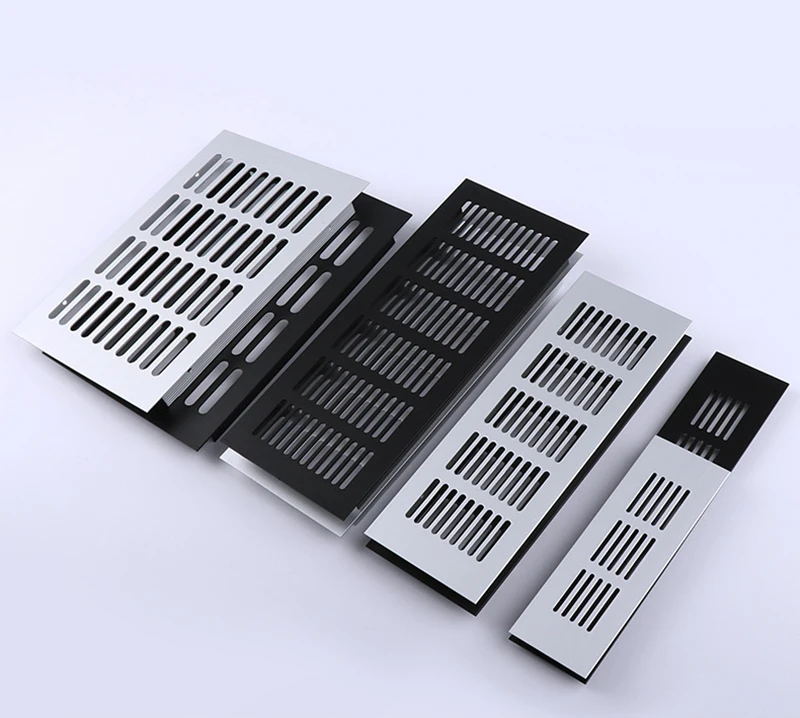 Ventilation Grills Aluminum Alloy Breathable Mesh Cabinet Air Vent Cover Shoe Cabinet Ventilation Exhaust Cooling Grid air vent grille ventilation grille air vent cover