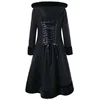 Women Victorian Coat Gothic Jacket Black Steampunk Corset Lady Outwear 1