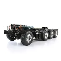 1/14 RC Truck Chassis Metal Axle Gearbox Shaft Toolbox LESU for Tamiyayaa Highline 1851 3363 8*8 Tractor Truck Th02009-Smt3 1